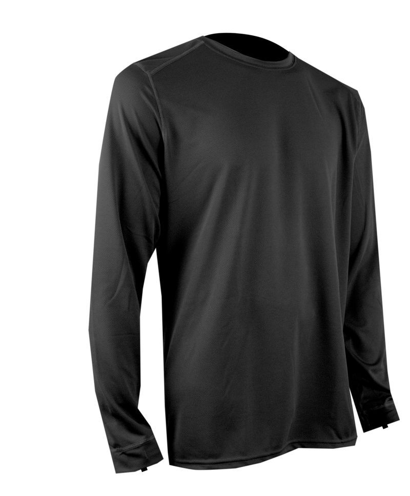 X By Gottex Black Long Sleeve Sports Performance Shirt Size S/P